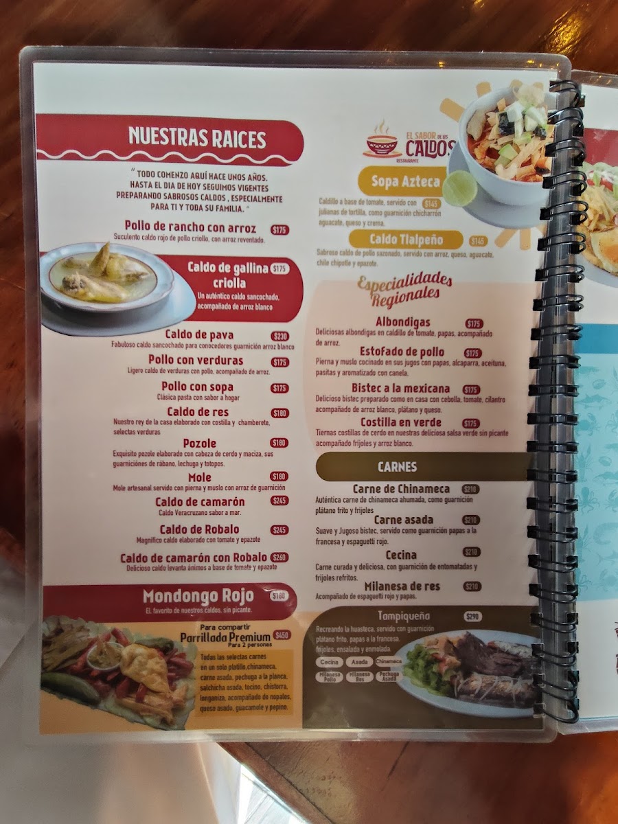 La Casa De Los Caldos Menu - Image 4